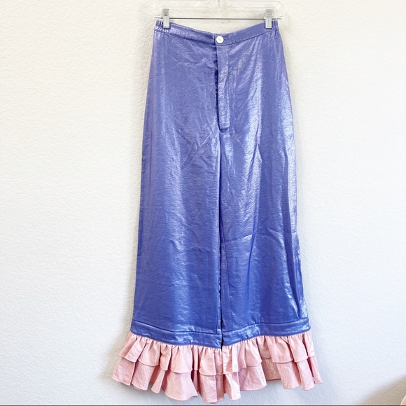 Madeleine Simon Studio The Lazy Artist PJs Pink Purple Size Small - Picture 7 of 8